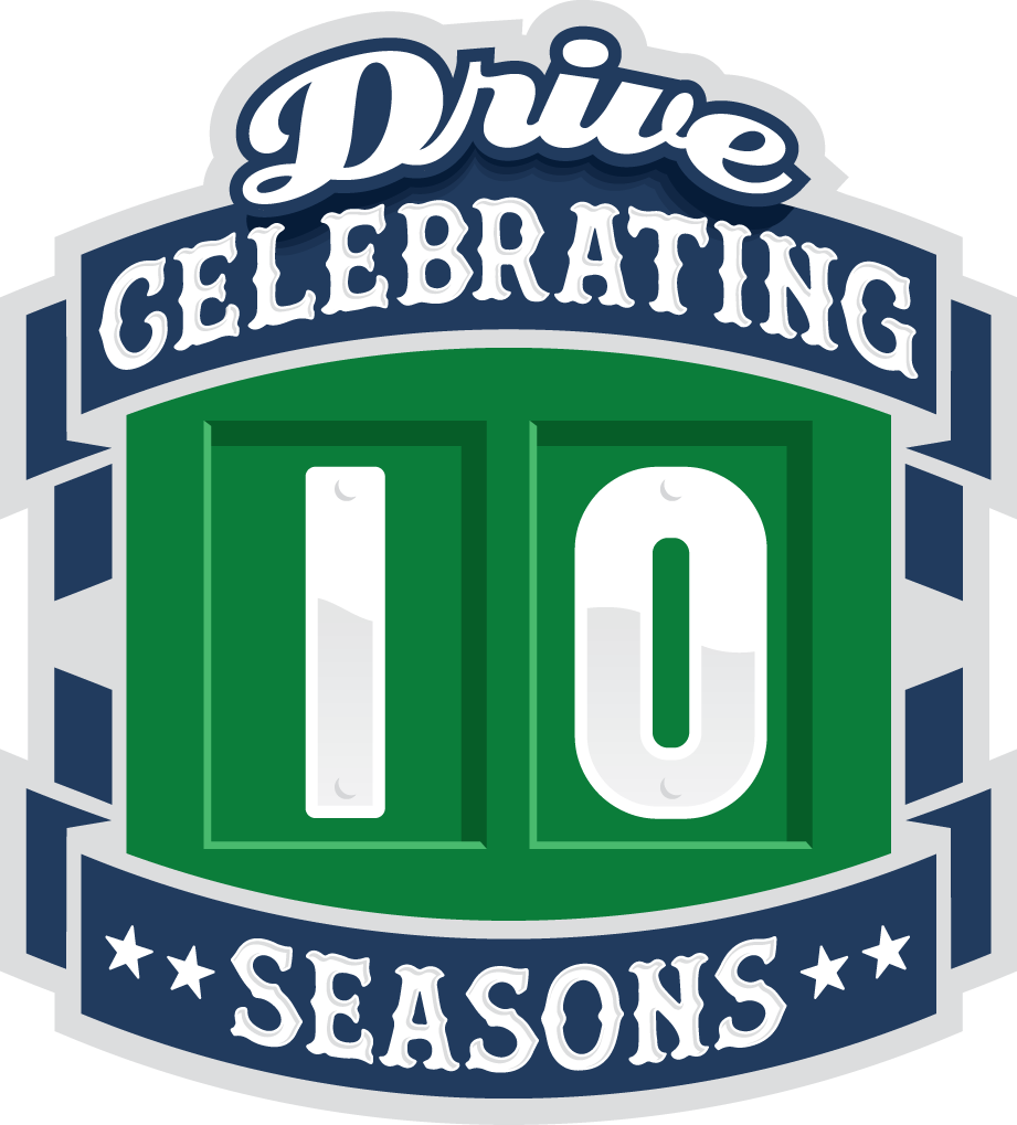 Greenville Drive 2015 Anniversary Logo iron on heat transfer